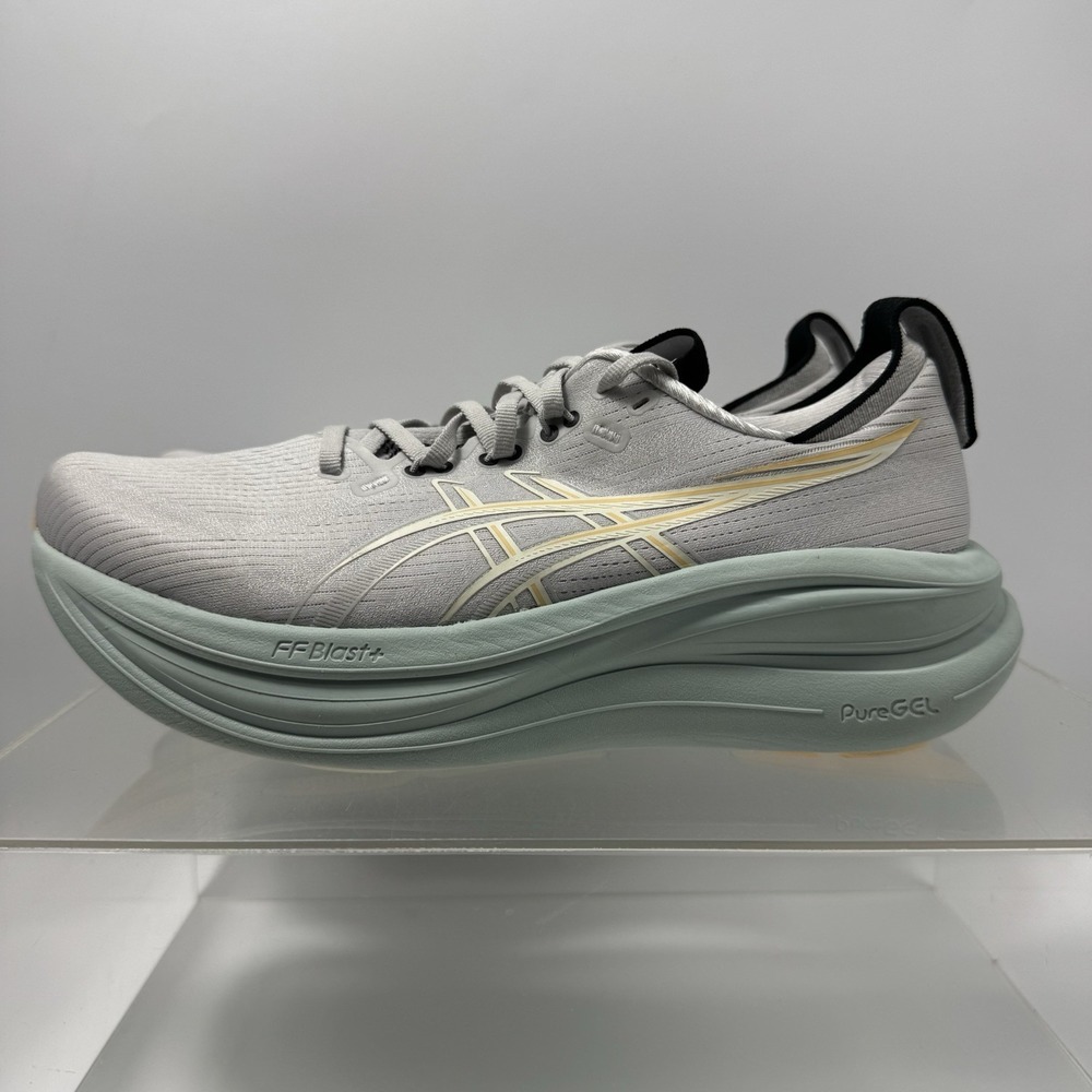 Asics Gel-Nimbus 28 Cloud Grey Cream 1011C127-020 Running Shoes Men's Size 8.5